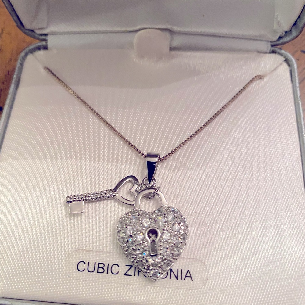 Heart Lock n Key Necklace